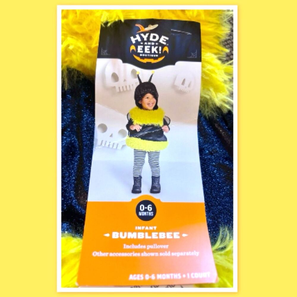 Hyde & EEK! Boutique Infant  Bumblebee Costume ~ Size 0-6 Mo.